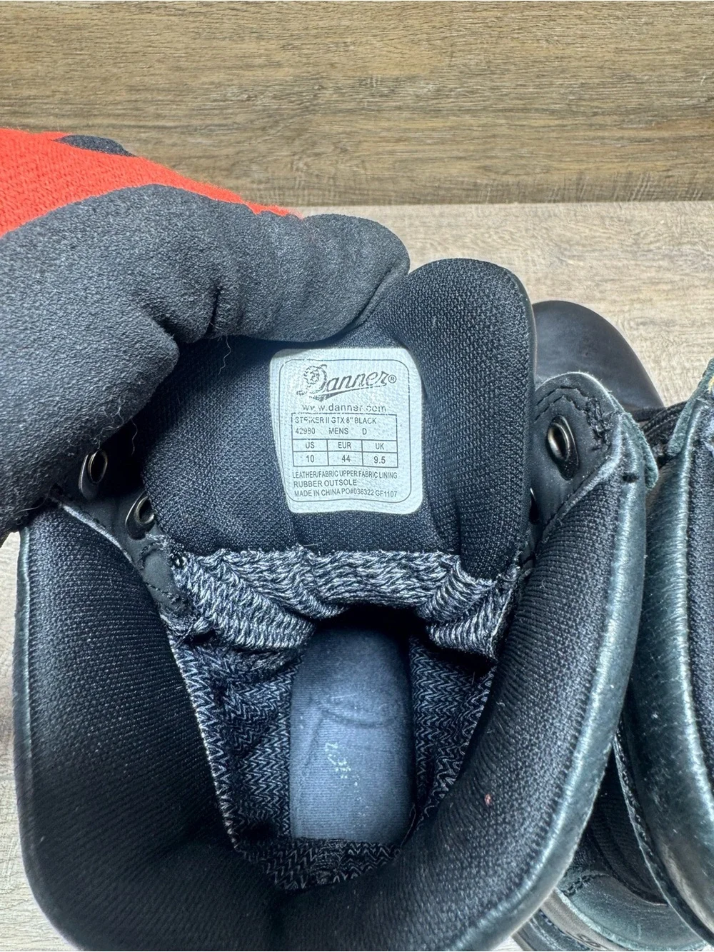 Danner Black Tactical Lace-Up Work Boots